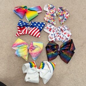 Jojo Siwa Colorful Kids Hair Bow Lot